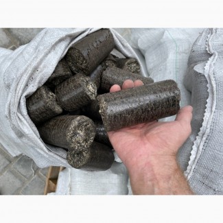 Брикеты топливные из лузги подсолнечника Харьков, в мешках 40 кг, Харківська обл.