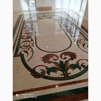 Шліфування полірування мармурової підлоги Київ